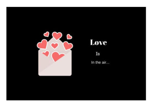 PosterGully Specials, Love is in the air Wall Art