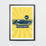 Vintage car collection Wall Art