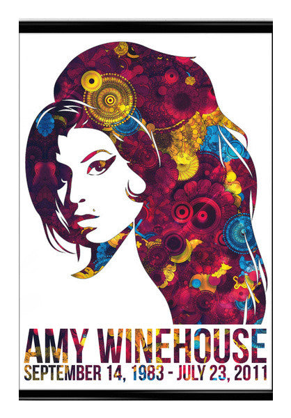 Wall Art, Amy Winehouse graphic poster  Wall Art