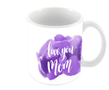 Cloud Design Love You Mom Mothers Day Coffee Mugs
