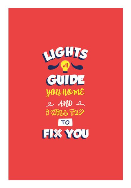 PosterGully Specials, Coldplay Fix You Wall Art