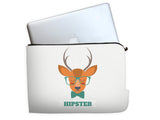 Deer Dressed Up In Hipster Style Laptop Sleeve