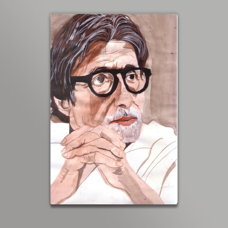 Amitabh Bachchan is one of the biggest superstars of Bollywood Wall Art