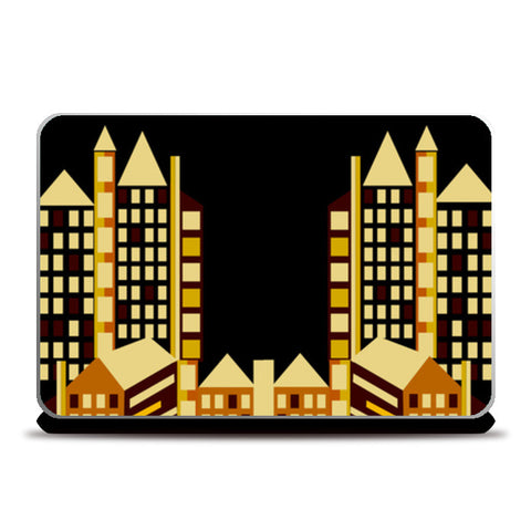 the city Laptop Skins