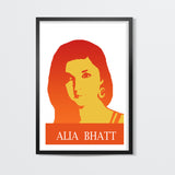 Alia Bhatt Bollywood Actress Pop Art Wall Art