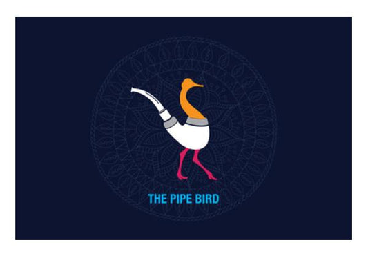 THE PIPE BIRD Wall Art PosterGully Specials