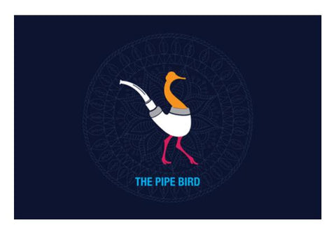 THE PIPE BIRD Wall Art PosterGully Specials