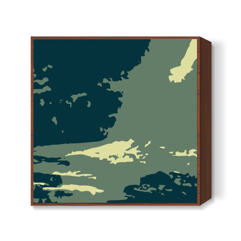 Thick Camo Square Art