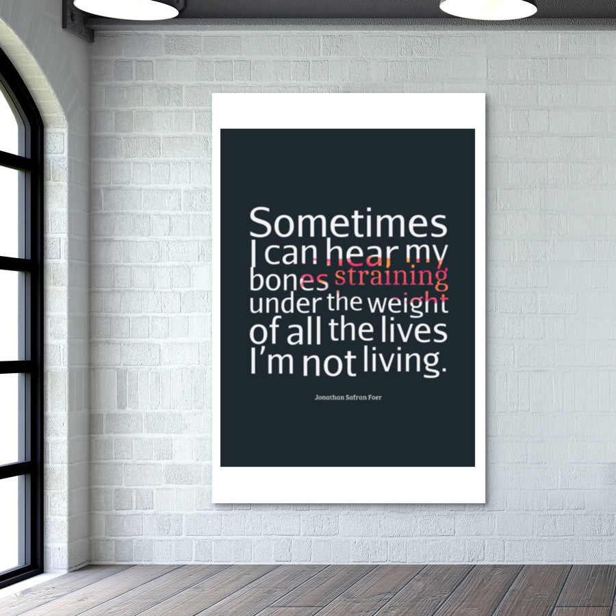 Different Lives - Inspirational Wall Art