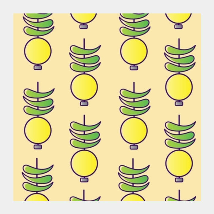 limbu mirchi Square Art Prints