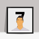 Cristiano Ronaldo 7 | Real Madrid | Football Square Art Prints