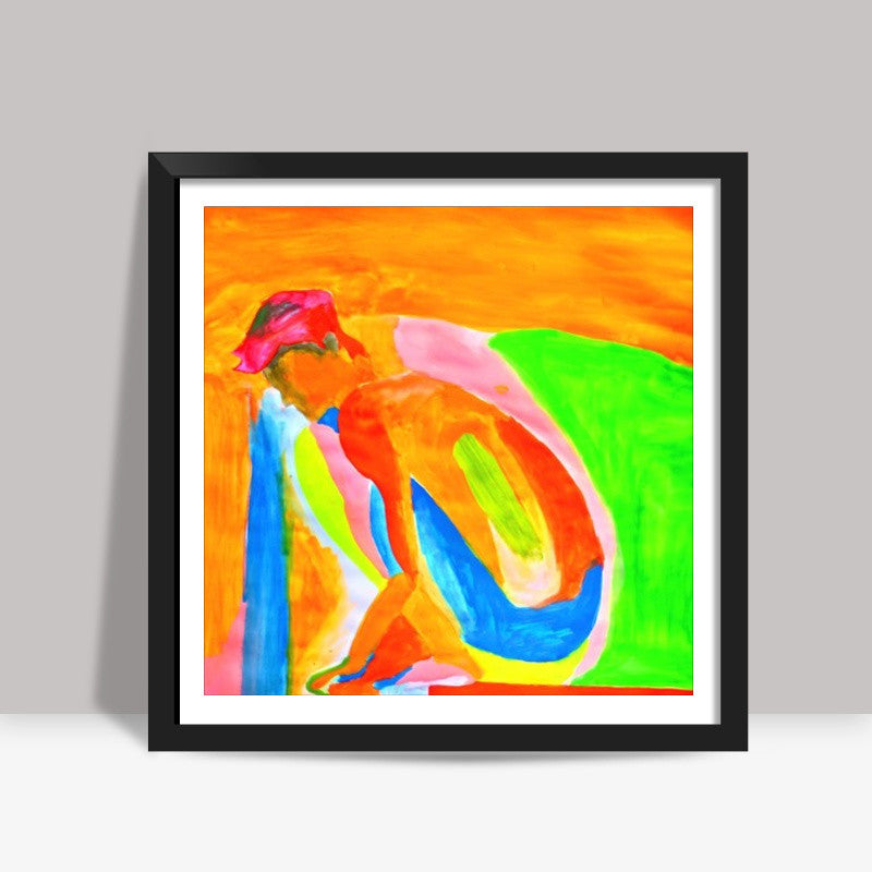 painting prints Square Art Prints