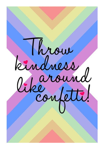 Spread love Kindness love poster qoute Wall Art