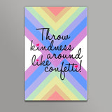 Spread love Kindness love poster qoute Wall Art