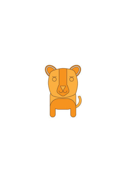 Orange Doggy Art PosterGully Specials