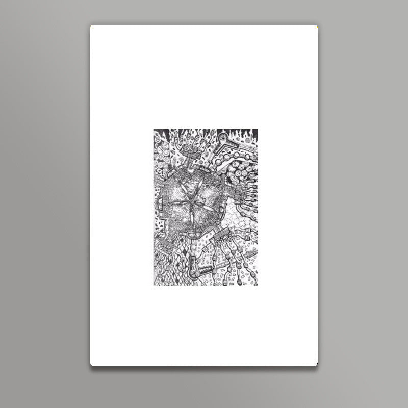 Machine on Fire Wall Art