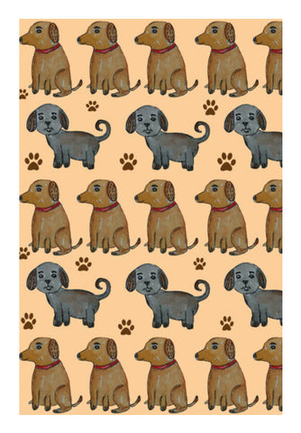 Wall Art, Cute Puppies Dog Animal Print Wall Art