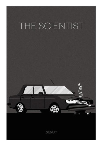 PosterGully Specials, The Scientist Coldplay Poster Wall Art
