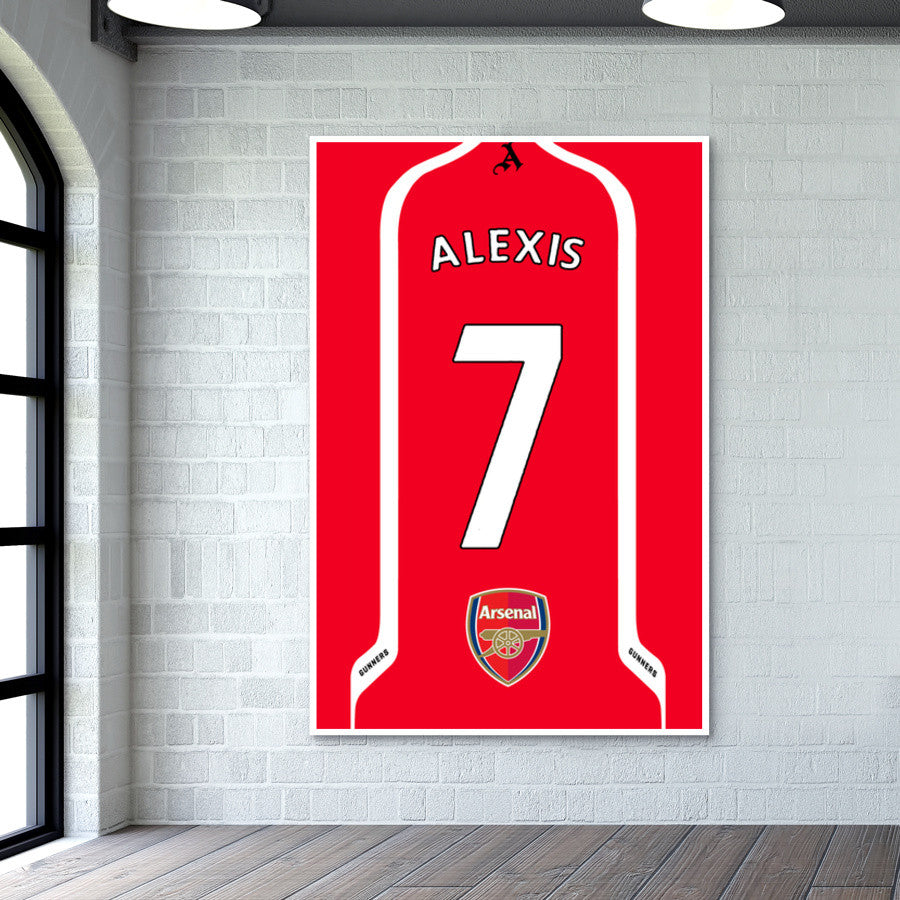 Arsenal Alexis Wall Art