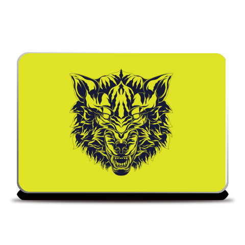 Wolf Head Laptop Skins