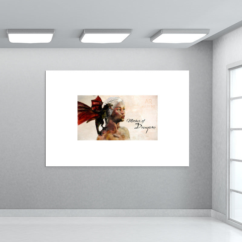 Daenerys Targeryn, Mother of Dragons Wall Art