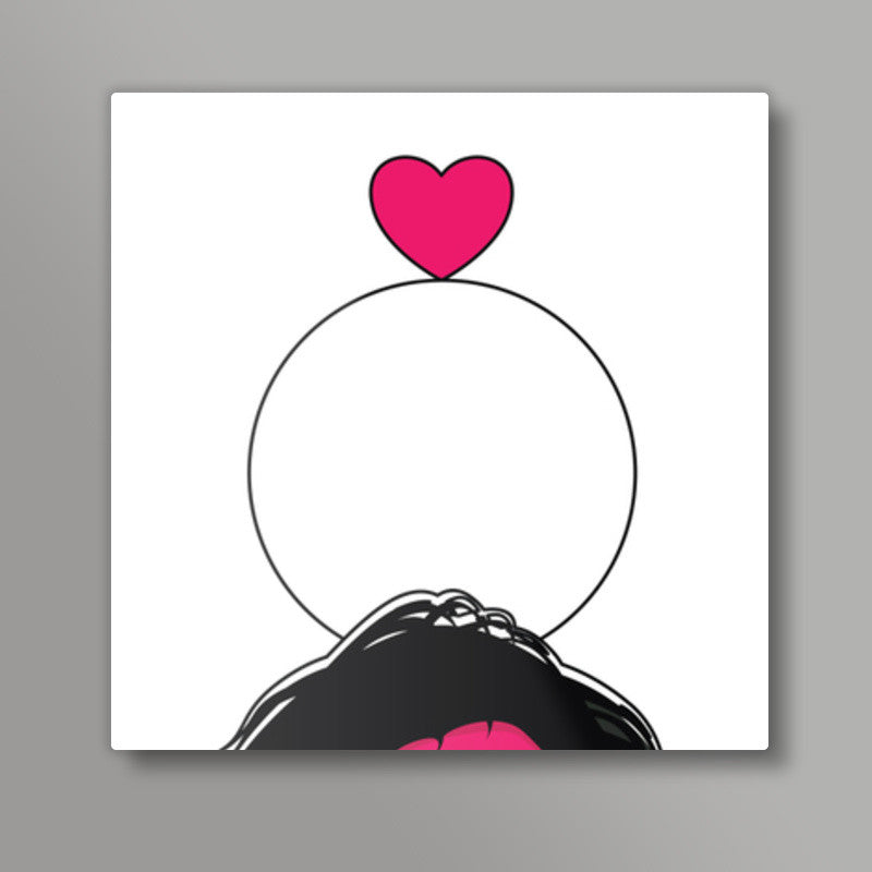 Desire for Love Square Art Prints