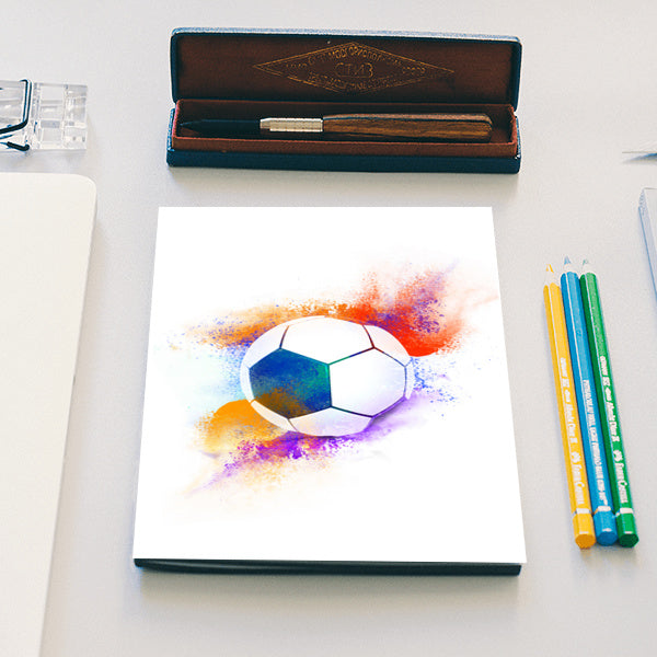Colorful Football Illustration | #Footballfan Notebook
