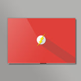 flash minimalist logo Wall Art