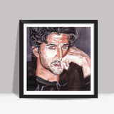 Hrithik Roshan is dedicated to his craft Square Art Prints