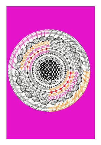 Colourful Geometric Mandala Wall Art