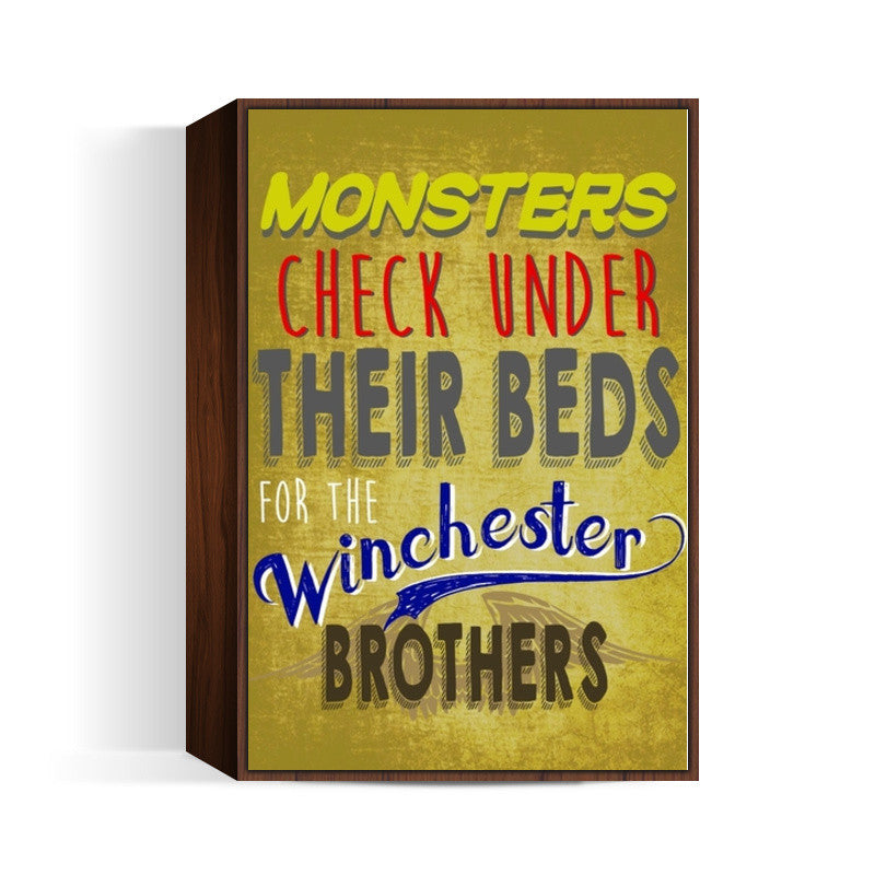 Supernatural winchester brothers Wall Art