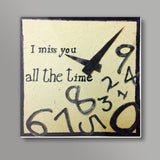 Miss you wall art