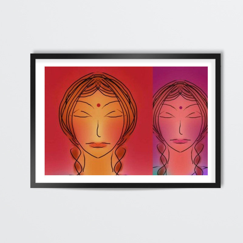 O meri pyari Bindu Wall Art
