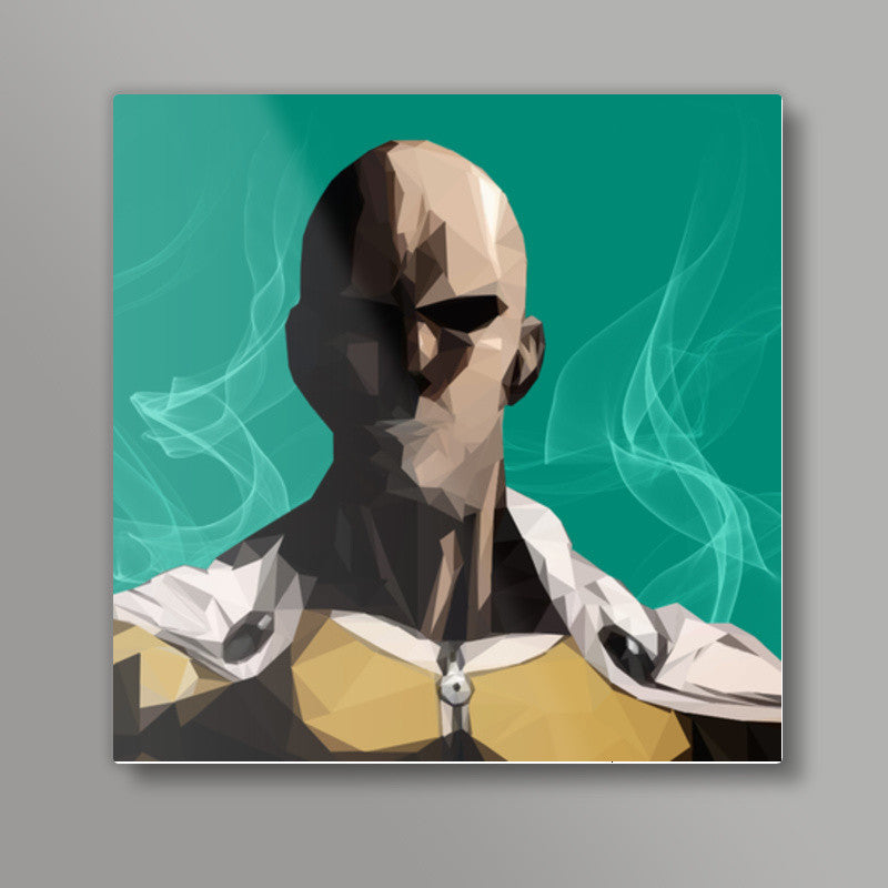 One Punch Man Square Art Prints