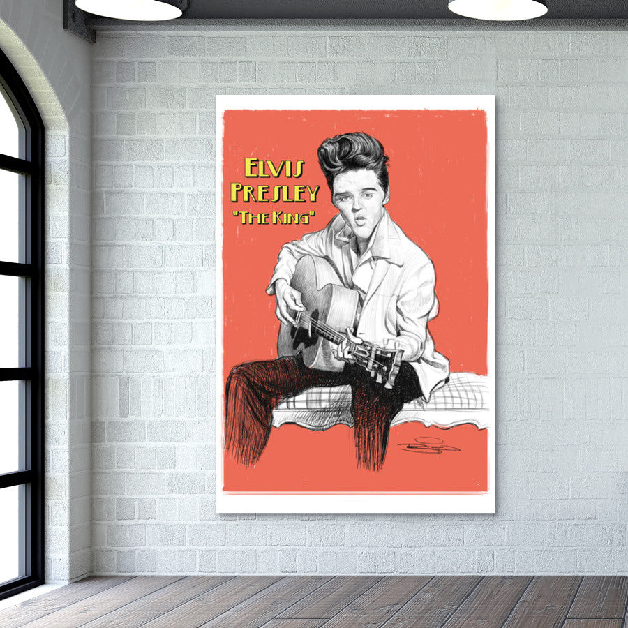 Elvis The King Wall Art