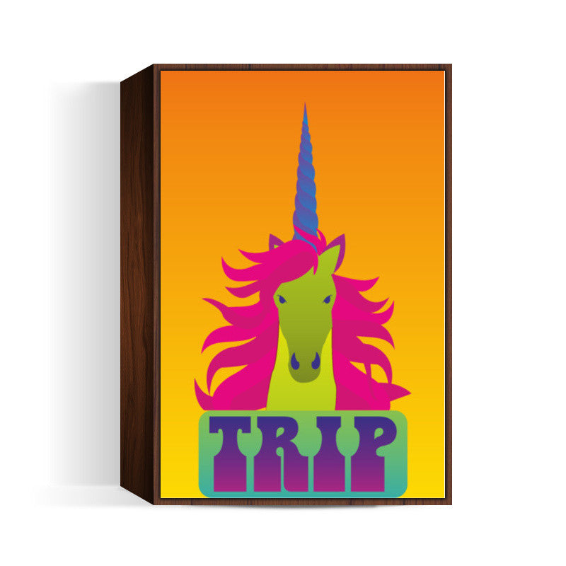 Trip says the unicorn Poster | Dhwani Mankad