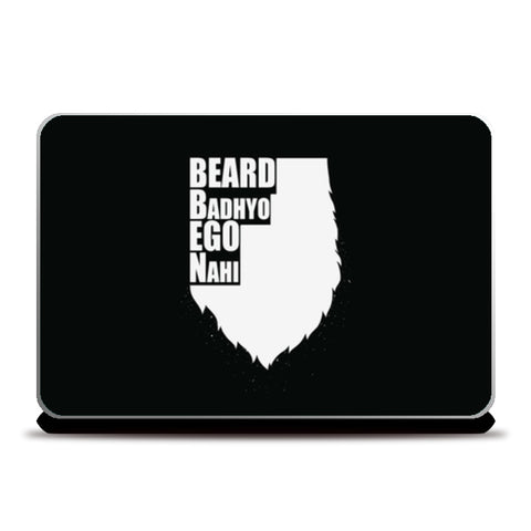 Beard Badhyo Ego Nahi Laptop Skins