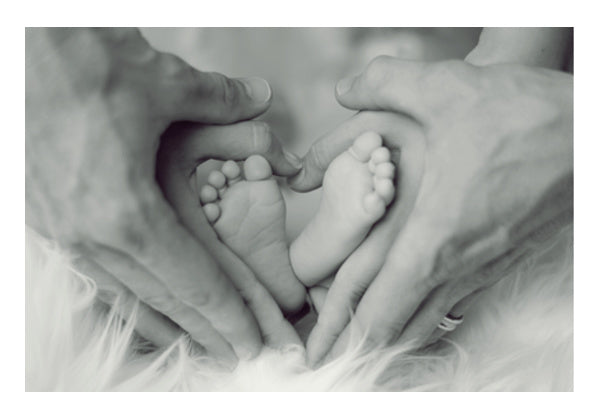 Baby Baby Feet Bed Wall Art