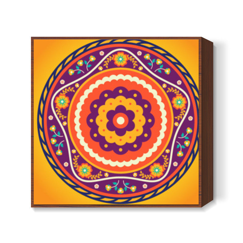 Mandala 2 Square Art Prints
