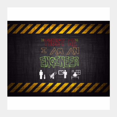 Square Art Prints, ENGINEER | ANKIT ANAND, - PosterGully