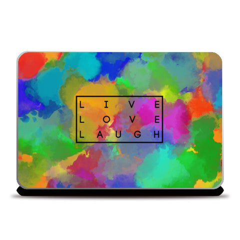 Live, Love, Laugh | BLCK Laptop Skins