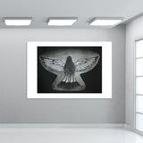 The Girl With Wings Wall Art
