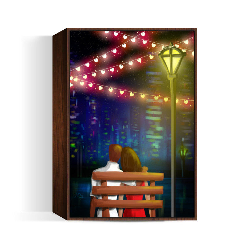 Bench couple Wall Art