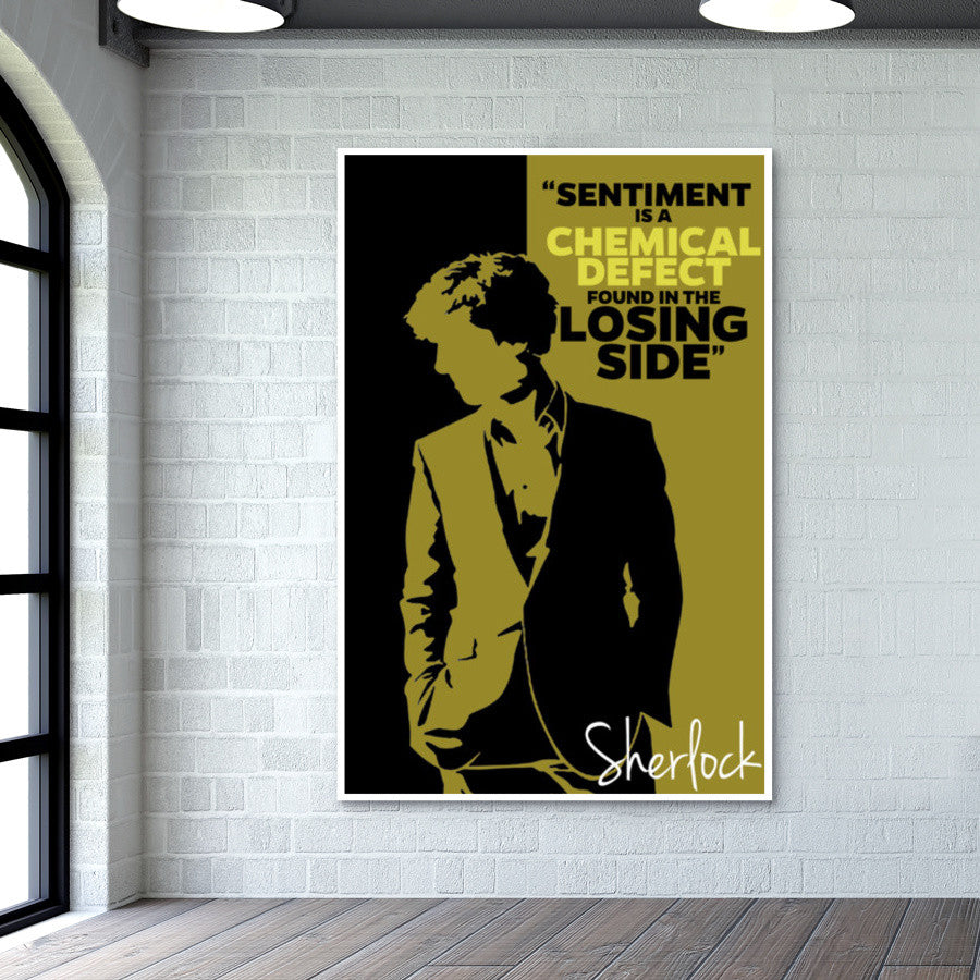 SHERLOCK | Sentiment Quote Wall Art