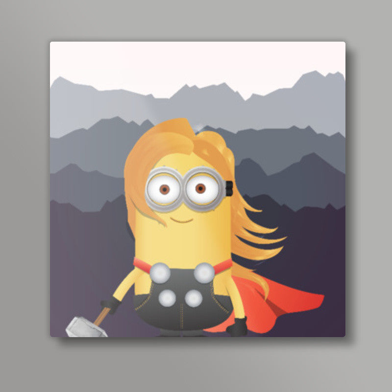 Minion Thor Square Art
