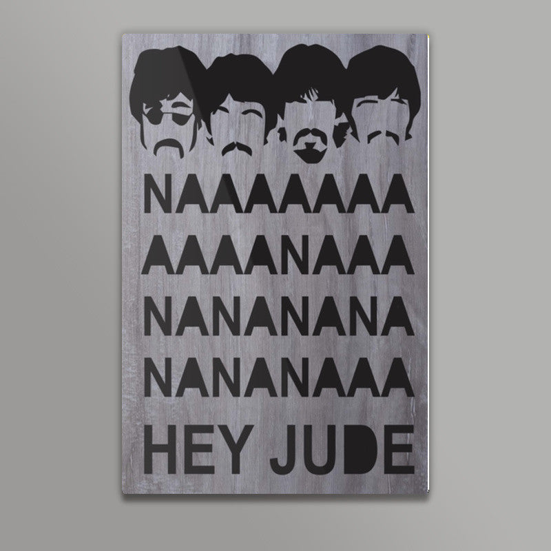 Beatles: Hey jude poster #rocklegends Wall Art