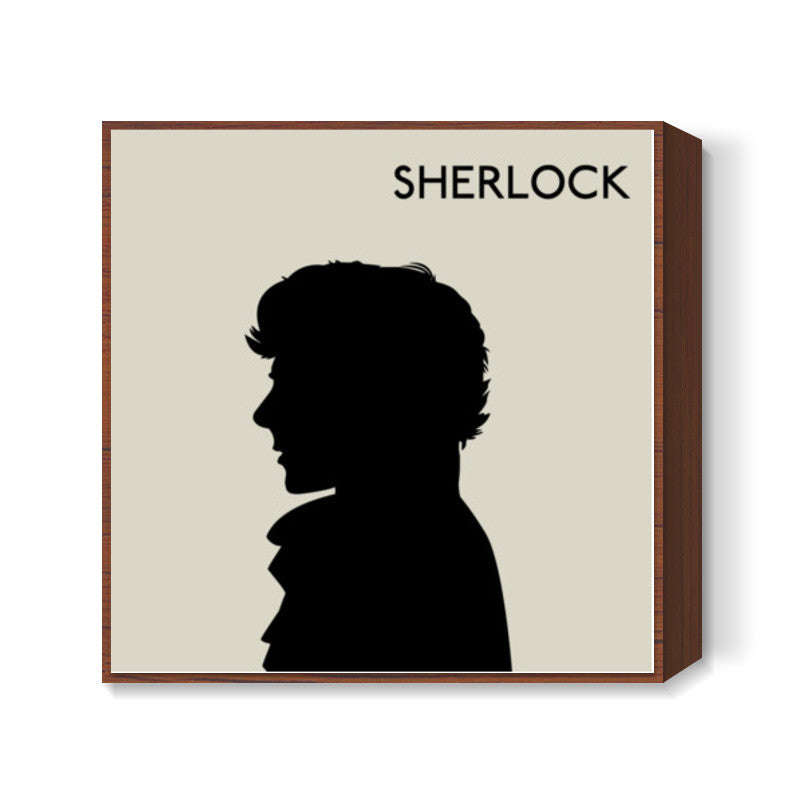 Sherlock Square Art Print