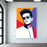 Bruno Mars Minimal Design Wall Art