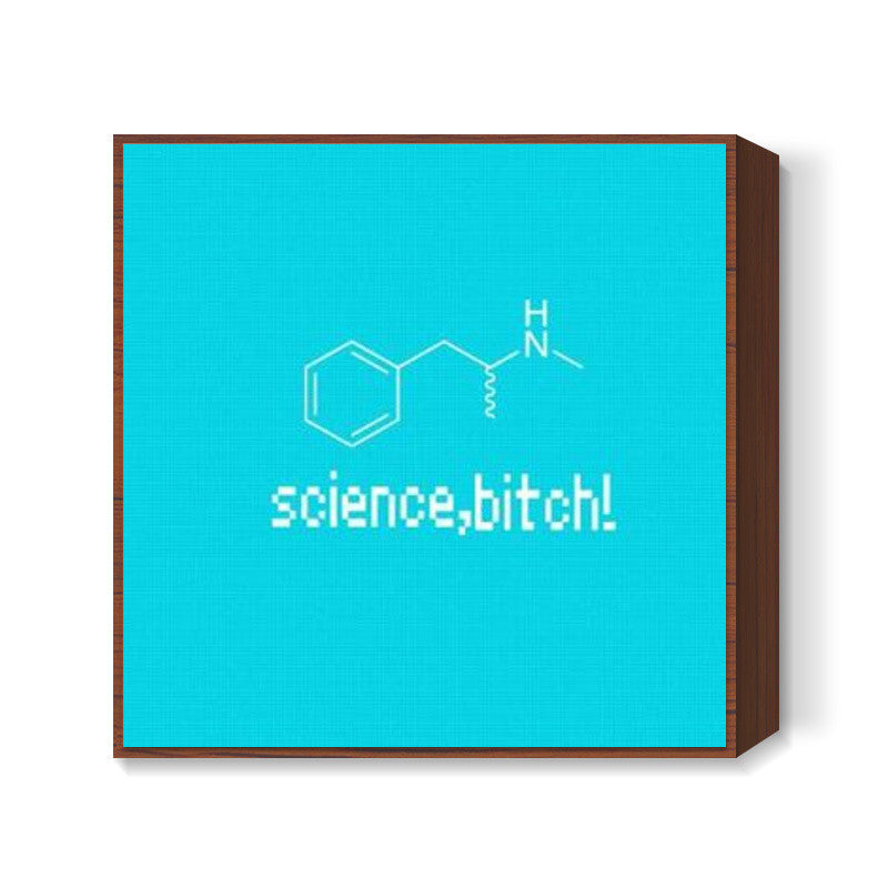 Science Bitch Square Art Prints