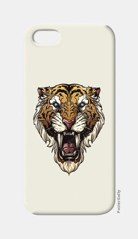 Saber Toothed Tiger iPhone 5 Cases